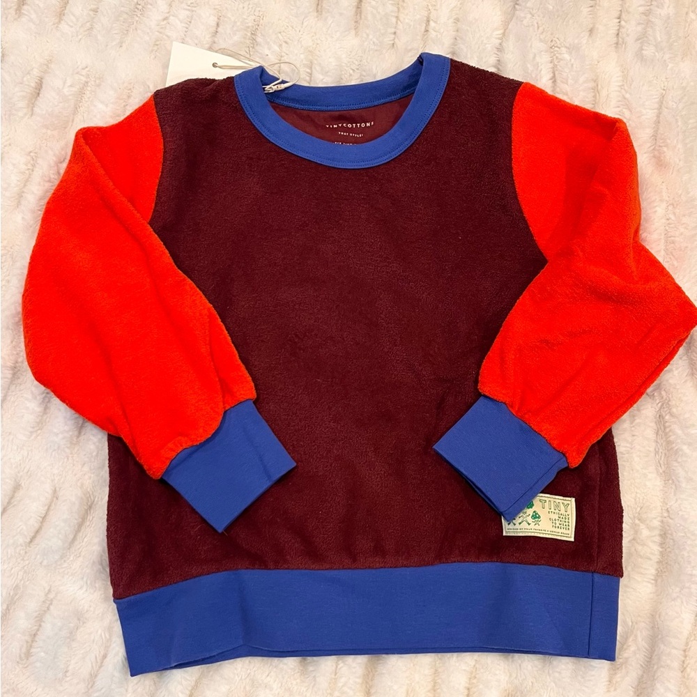 New TinyCottons pullover 6.  Organic Cotton.